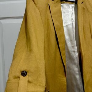 Size 8 Calvin Klein Gold Blazer